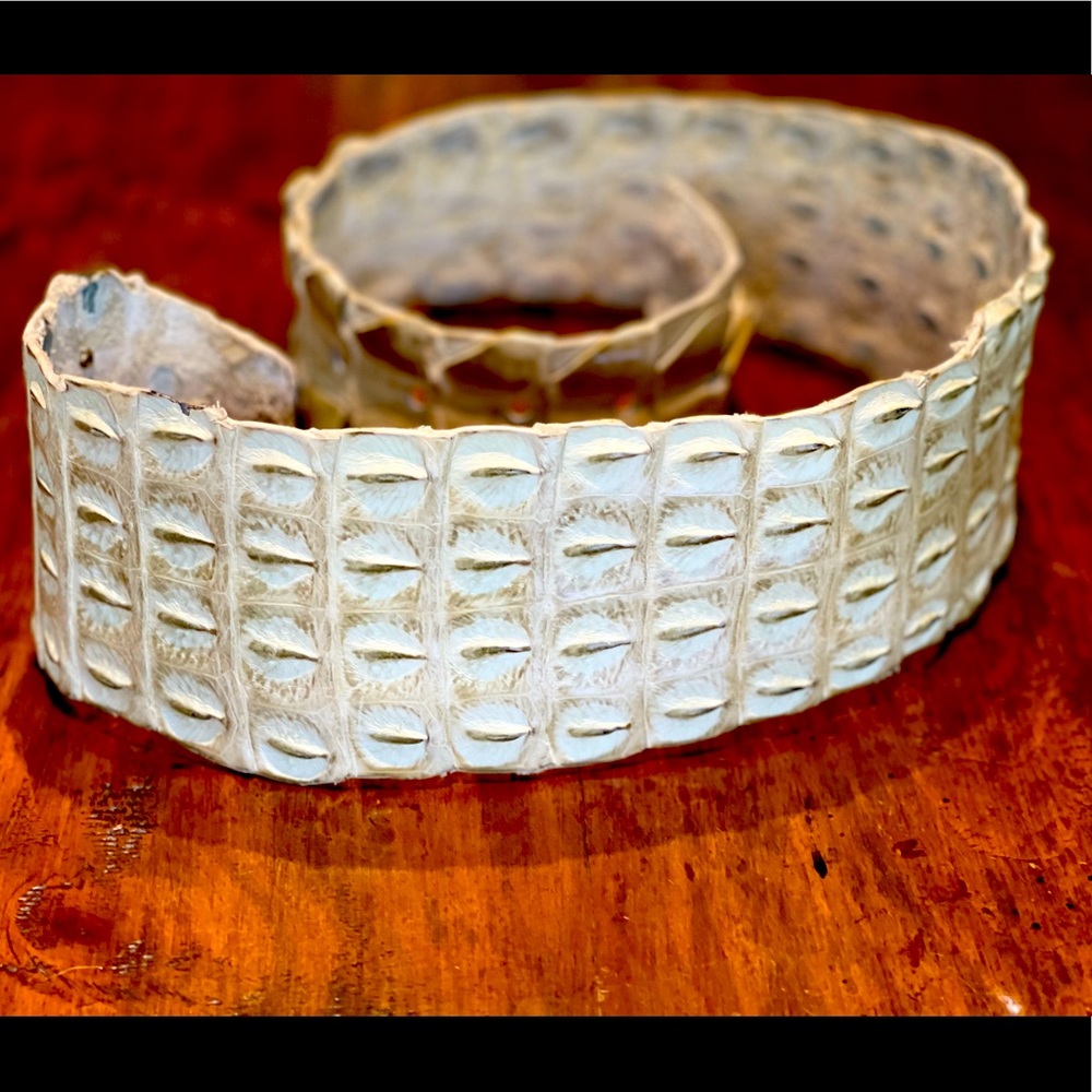M. Musina Nile Alligator Belt